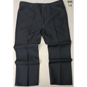 Wrangler 82NV (42x30) Blue Relaxed Straight Stretch Pants